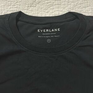 Everlane Black Shirt sleeve T shirt NEW. Size XS